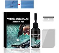 Kit Riparazione Crepe Vetro,Kit Riparazione Parabrezza Auto,Windshield Crack Rep