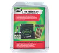 Slime 20382 Kit per Riparare e Gonfiare Pneumatici, Pneumatici Tubeless, Riparazione di Emergenza delle Forature per Rimorchi e Fuoristrada, Veloce e Facile, Contiene Mini Pompa