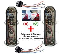 Kit Riparazione Connessione Scheda Fascio + Porta Luci Fanale Posteriore Clio 2