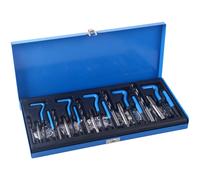 Kit riparazione filettatura, 151 pezzi, M5-M12, acciaio inox, strumento