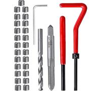 KIT RIPARAZIONE FILETTATURE M6 X 1 0 SET 30 PEZZI INSERTI FILETTATI RIPRISTINO F
