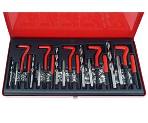 Kit Riparazione Filetti Elicoidi 131pz Maschio Inserti Ripristina Filettatura