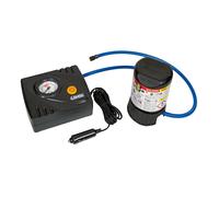 Kit riparazione forature pneumatici Auto + Compressore 12V - Basic