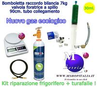 Kit Riparazione Frigorifero vecchi modelli completo fai da te + turafalle 30ml