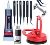Kit riparazione LCD Rosfix: ventosa, morsa, B-7000