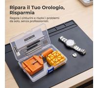 Kit Riparazione Orologi con Attrezzi Orologiaio per Cinturino e Perni | per