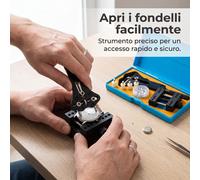 Kit Riparazione Orologi Professionale - Apricassa e Supporto per Orologiaio