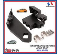 Kit Riparazione Ottica Faro Anteriore Destra Pinze per Audi A3 8P -