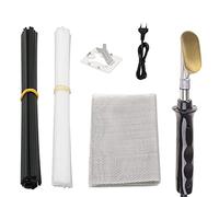 Kit riparazione paraurti auto, saldatrice in plastica per auto, set griglia spatola filo di saldatura