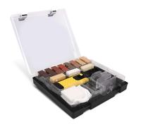 Kit Riparazione Parquet E Laminato - Set 11X Bastoncini Cera Div. Colori per Rif