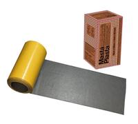 Kit Riparazione Pelle Autoadesivo per Divano, Sedile Auto - Grigio 150×10cm