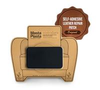 Kit Riparazione Pelle Autoadesivo per Divano, Sedile Auto - Nero 10×6cm