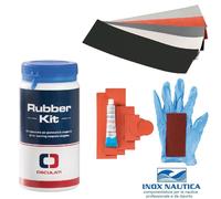 KIT RIPARAZIONE PER GOMMONI IN NEOPRENE CON TELA GOMMONE VARI COLORI COLLA