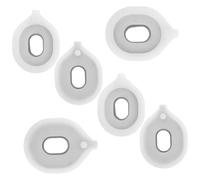 Kit Riparazione per Tromba per Valvole, 6 Pezzi Molle e Guarnizioni | Accessori per Manutenzione Strumento, Parti in Plastico e Metallo Bianco, per Musicisti e Studenti