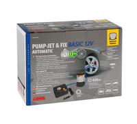 Kit riparazione pneumatici 12V Pump-Jet & Fix . Per tutti i pneumatici tubeless.