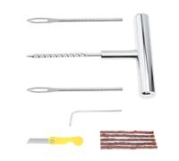 Kit Riparazione Pneumatici Auto, Kit di Riparazione di gomme Heavy Duty, Kit di Emergenza per Riparazione Rapida di Pneumatici per Auto, Valido per Tutti i Tipi di Pneumatici