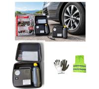 KIT RIPARAZIONE PNEUMATICI GOMME AUTO MOTO SCOOTER VEICOLI COMPATIBILE CON MALAGUTI DVD 50 gonfia e ripara per bucatura di gomme ruote Sigillante Anti Foratura Emergenza Stradale senza cric