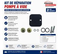 Kit Riparazione Pompa A Vuoto 9 Pezzi Per RENAULT Fuego Diesel 456524