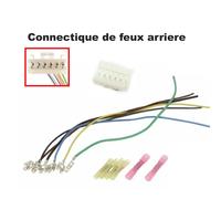 Cavo Riparazione Placchetta Porta Lampadina Posteriore Previsto per Lancia Musa