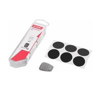 Kit Riparazione Rapida con 6 Pezze Autoadesive 25mm e Raschietto
