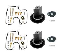 Kit Riparazione Revisione Carburatore 2 Pezzi Con Guarnizione Valvola A Galleggiante Per Suzuki Per VL1500 Per Intruder 1998-2004(B)
