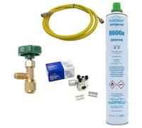 KIT RIPARAZIONE RICARICA FRIGO R600A R600 RUBINETTO FRUSTA PERFORATORE