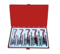 Kit riparazione ripristino filetti/filettature/elicoidi maschi 131 pz c/valigett