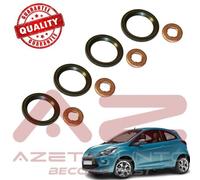 kit riparazione rondelle iniettori 8 pezzi ford ka 1.3 tdci 75cv 2008 al 2016