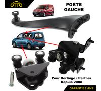 Kit Riparazione Rullo Porta Scorrevole Laterale Sinistra per Berlingo Partner B9