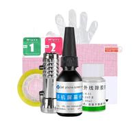 Kit Riparazione Schermo - Rimuovi Graffi dal Vetro | Colla UV per Display di Cellulari | Riempie Crepe e Incrinature, per Smartphone, Tablet e Smartwatch, Rende i Invisibili, Manutenzione