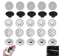 Kit Riparazione Scudo Termico per Auto in Metallo Resistente con Rondelle di Bloccaggio e Dadi in Plastica - Soluzione Universale per Riparare Paracalore Allentati o Danneggiati, Compatibile