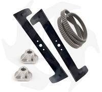 KIT RIPARAZIONE TRATTORINO RASAERBA TWINCUT 102 MOZZO LAMA CINGHIA CASTELGARDEN