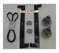 Kit riparazione trattorino rasaerba Twincut 122 mozzi lama cinghia STIGA