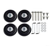 Kit Riparazione Valigia 4 con Assi Kit Riparazione Valigia 4(64x24mm) | Include 4 ruote, 4 assi, rondelle, chiavi, rivetti, istruzioni dettagliate