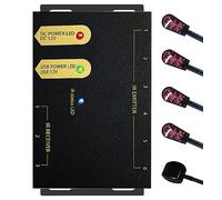 Kit ripetitore IR (3 in 6 out) Kit ripetitore a infrarossi per telecomandi Home Theater fuori dalla vista. Estensore IR 300 metri, ripetitore IR remoto per dispositivi nascosti (20 KHz-60 KHz)