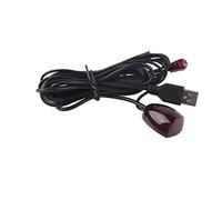 Kit Ripetitore IR a Infrarossi, Ricevitore IR Set Top Box USB Telecomando a Infrarossi Cavo di Prolunga USB Ripetitore per Home Hotel
