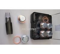 KIT RIPRISTINA SEDE COPPA TAPPI DELL'OLIO FILETTO 15X1,5 x tappi da 14 MOTO