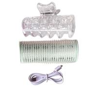 Kit riscaldato - Bigoudis ceramica riscaldata, kit di macinazione rapida e calda | raccolta di soluzioni di arricciatura morbida, confezione di rulli di styling resistenti al calore con P.
