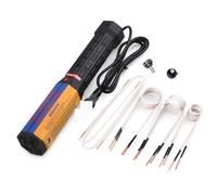 Kit riscaldatore a induzione magnetica Riscaldatore a induzione di calore senza fiamma automobilistico da 1000 W con 8 bobine 1KW Strumento di riparazione auto,Controllo preciso della temperatura