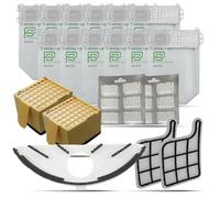 Kit Risparmio 12 Sacchetti Folletto VK135, 12 Profumi, 2 filtri HEPA, 2 Filtri Griglia Motore, 1 Sottospazzola | Ricambi Compatibili per Folletto | Soluzione Tutto-in-Uno per Casa Sempre Ordinata