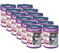 Kit Risparmio 12x400G Gemon Dog Adult All Breeds Lattina TRIPPA DI MANZO