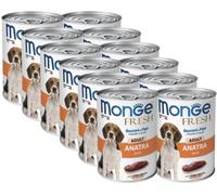 Kit Risparmio 12x400G Monge Fresh Dog ANATRA
