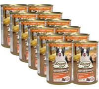 Kit Risparmio 12x400G Stuzzy Dog Monoprotein Lattina TACCHINO