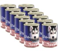 Kit Risparmio 12x400G Virtus Protein Selection Paté Compatto Dog PUPPY VITELLO