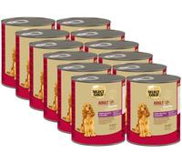 Kit Risparmio 12x800G Select Gold Sensitive Dog Lattina AGNELLO CON SALMONE E PATATE