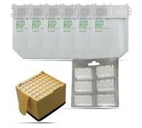 Kit Risparmio 13 PZ per Folletto VK135, 6 Sacchetti, 6 Profumatori, 1 HEPA | Ricambi Compatibili per Folletto VK135 | Soluzione Tutto-in-Uno per Casa Sempre Pulita e Ordinata