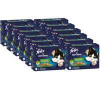 Kit Risparmio 144x85G Felix Le Ghiottonerie Cat Busta Multipack MIX CARNE E VERDURE