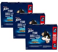 Kit Risparmio 240x85G Felix Cat Le Ghiottonerie MIX PESCE