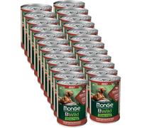 Kit Risparmio 24x400G Monge Dog Bwild ADULT AGNELLO E ZUCCA