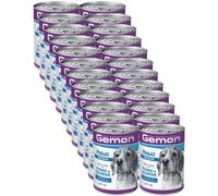 Kit Risparmio 24x415G Gemon Dog Medium Adult Lattina TONNO E SALMONE